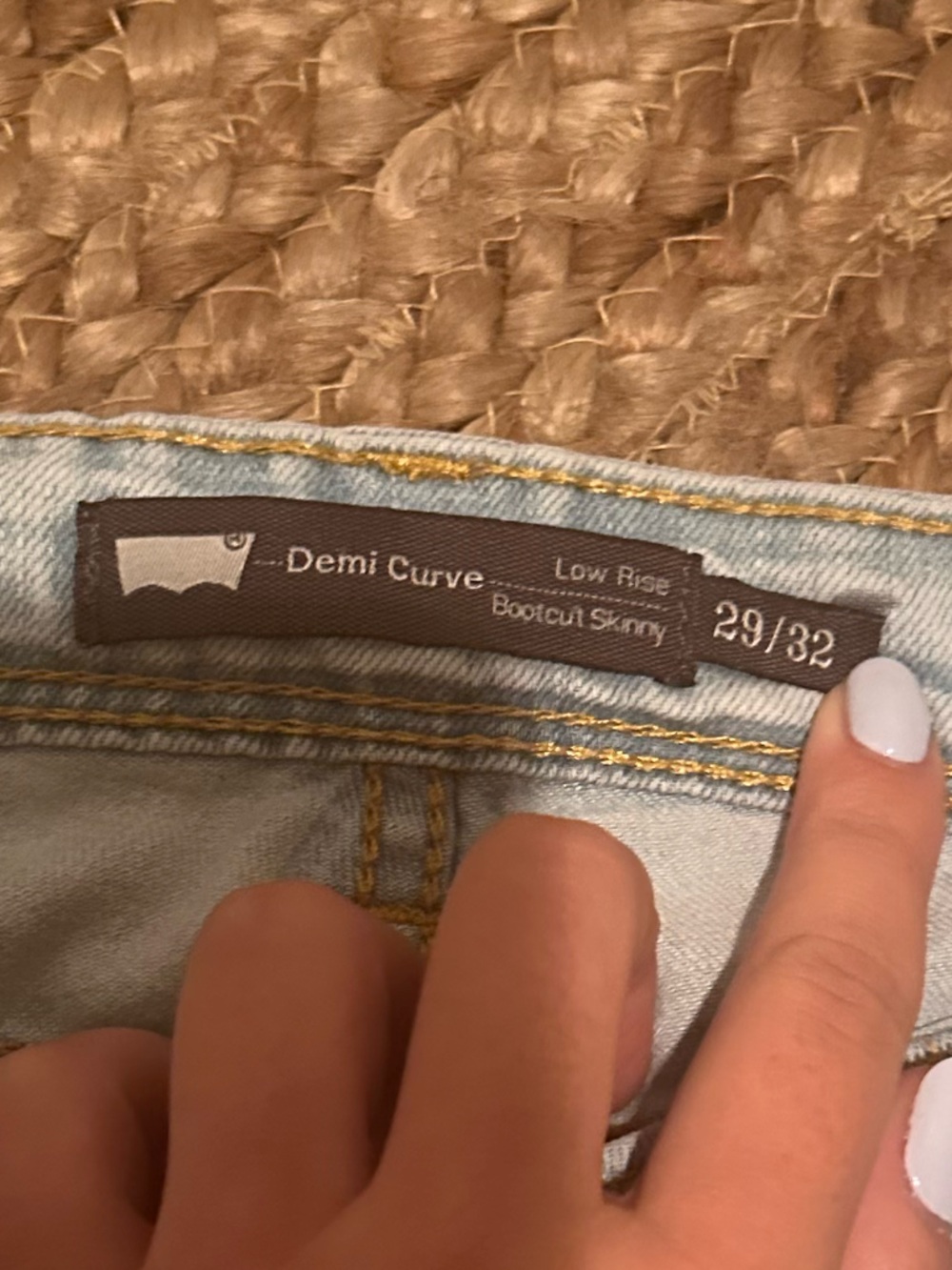 LEVIS DEMI CURVE BOOTCUT JEANS - Picture 2 of 3